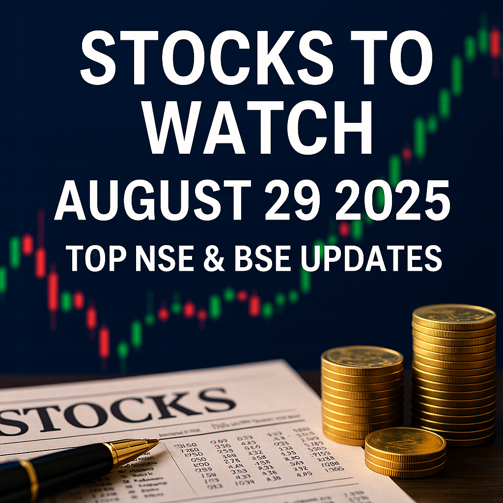 Stocks to Watch August 29 2025 – Top NSE BSE Updates